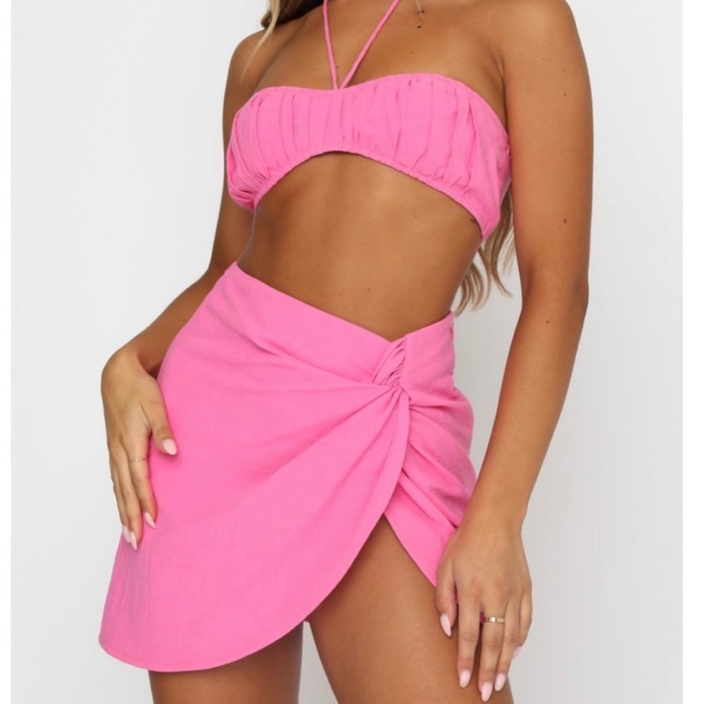 White fox 2 piece set.